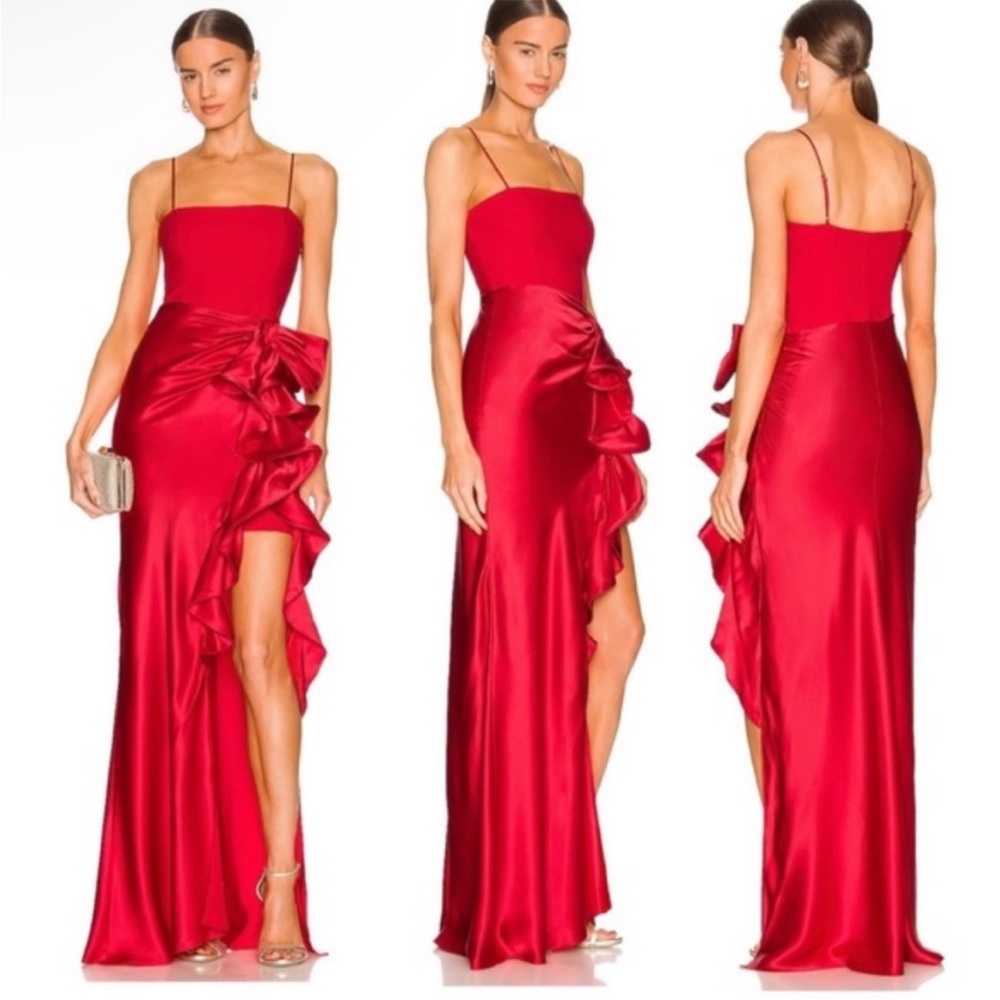 Cinq A Sept Drina Gown Pimento Red